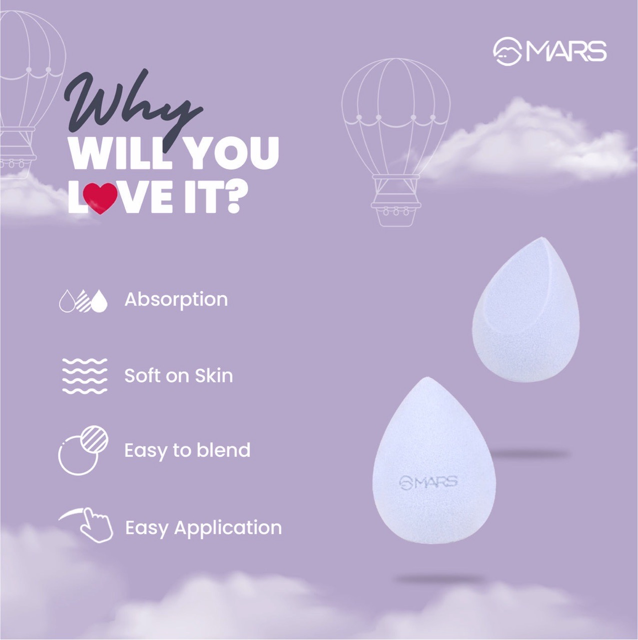 Microfiber Velvet Beauty Blender view 2