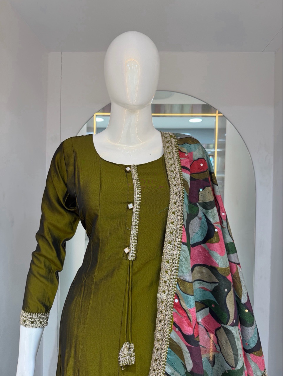 Traditional Anarkali view 4