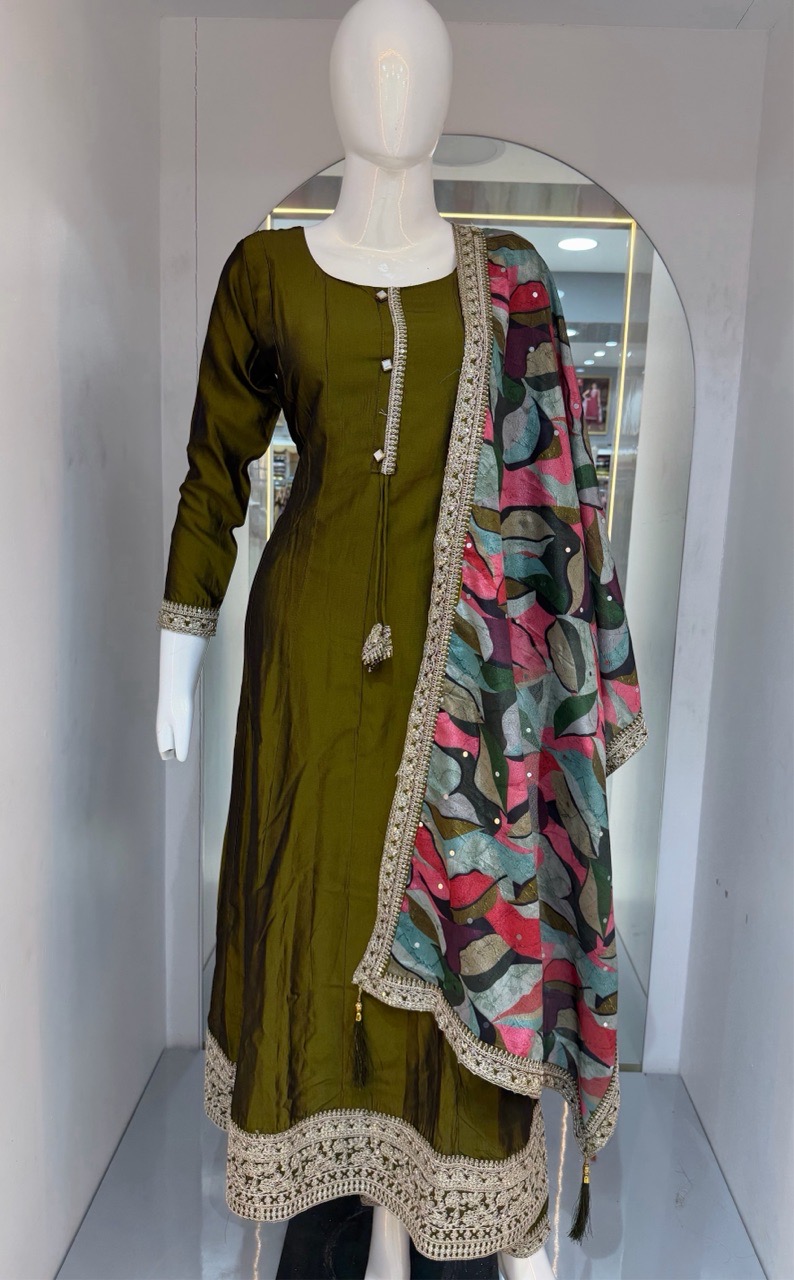 Traditional Anarkali view 5