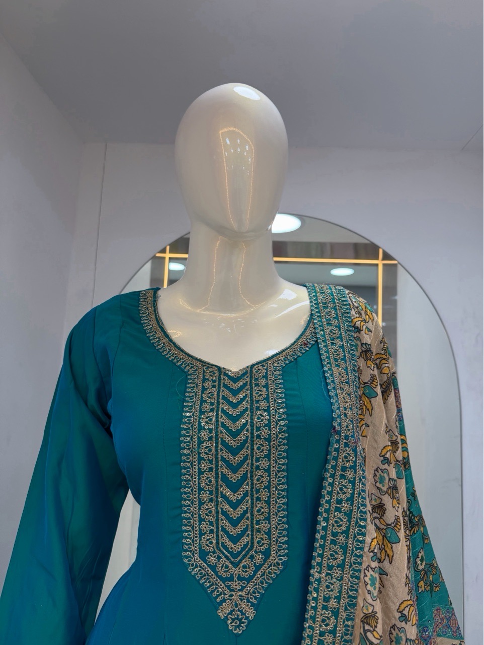 Embellished Anarkali view 3