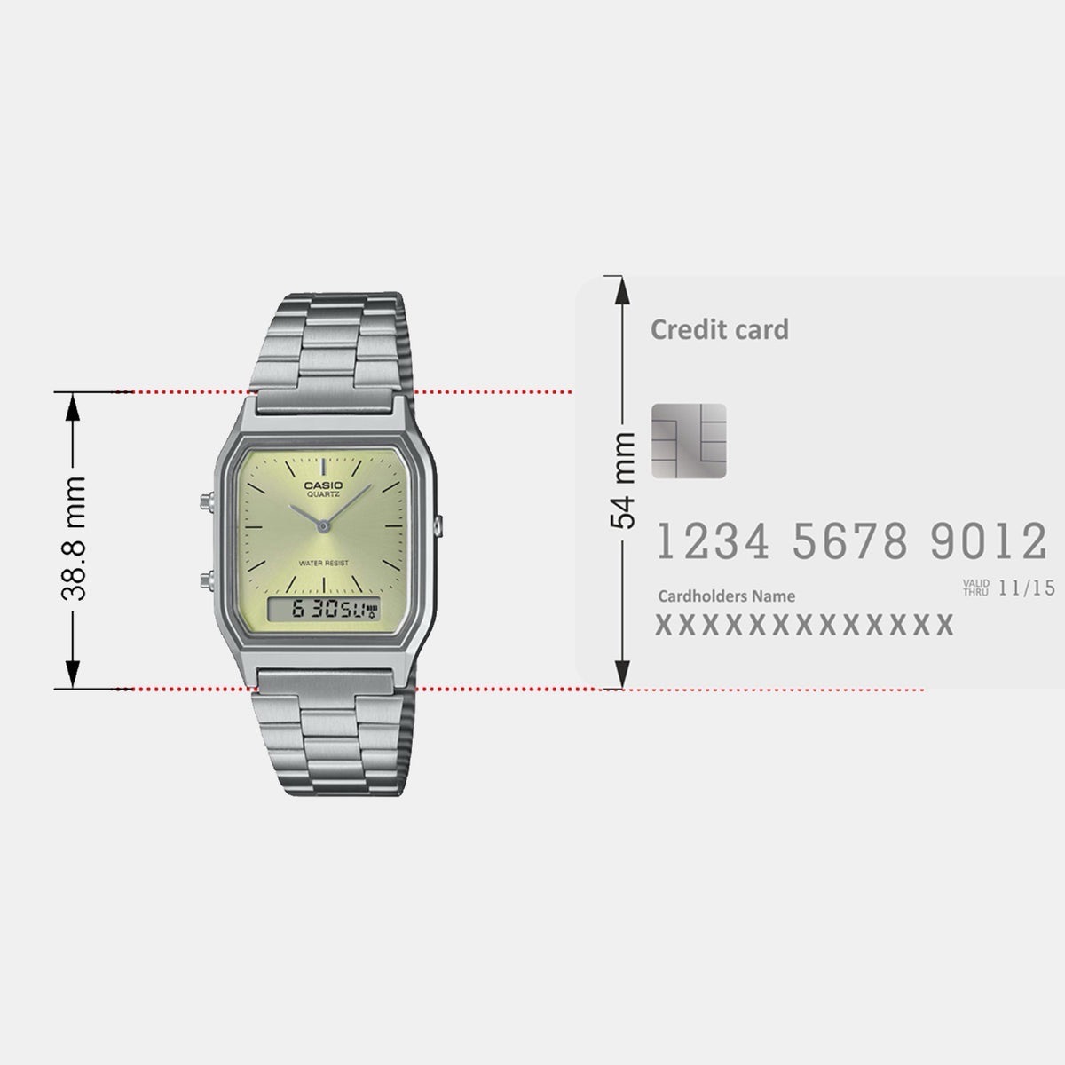 CASIO Quartz Watch AD280 view 7