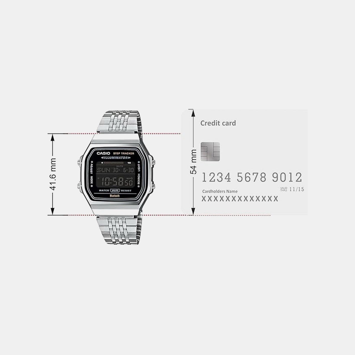 Casio Step Tracker Illuminator D366 view 6