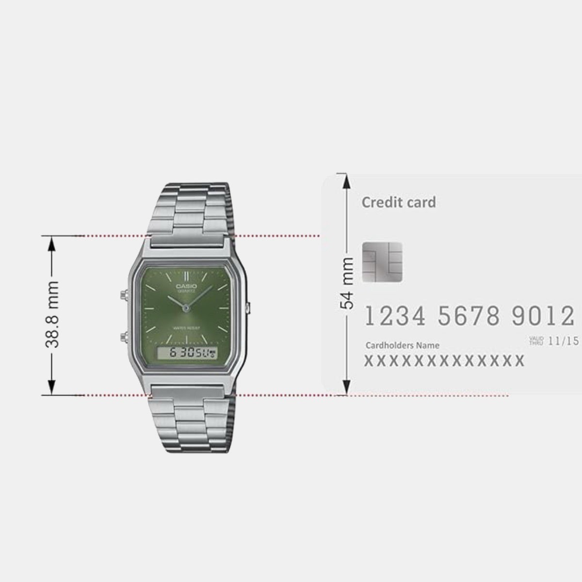 CASIO Quartz Digital AD278 view 7