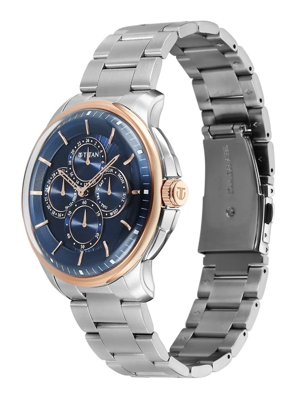 Titan Mens Chronograph 90217KM04 view 2