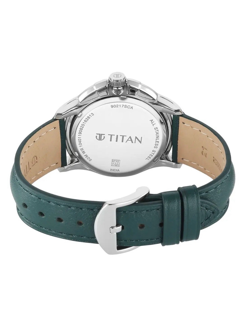 Titan Green Dial 90217SL02 view 4
