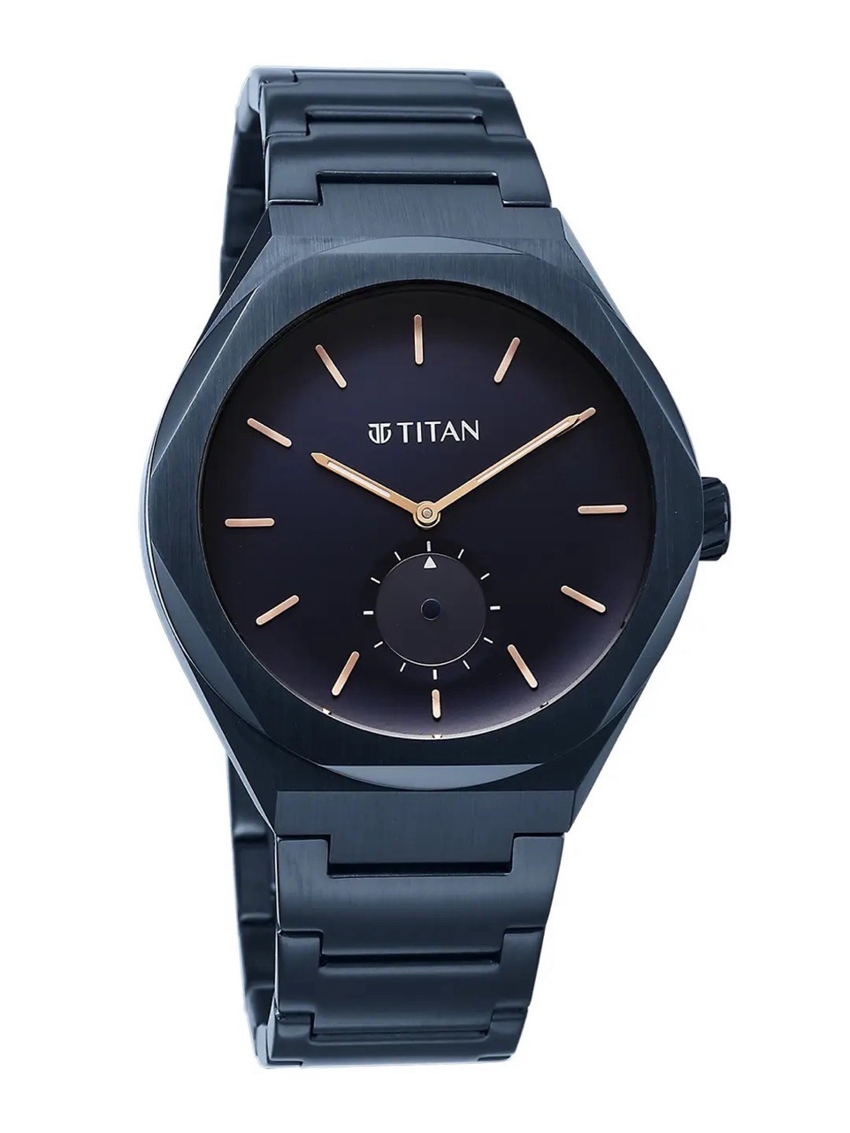 Titan Mens Watch 90210QM01 view 2