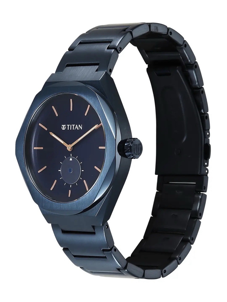 Titan Mens Watch 90210QM01 view 5