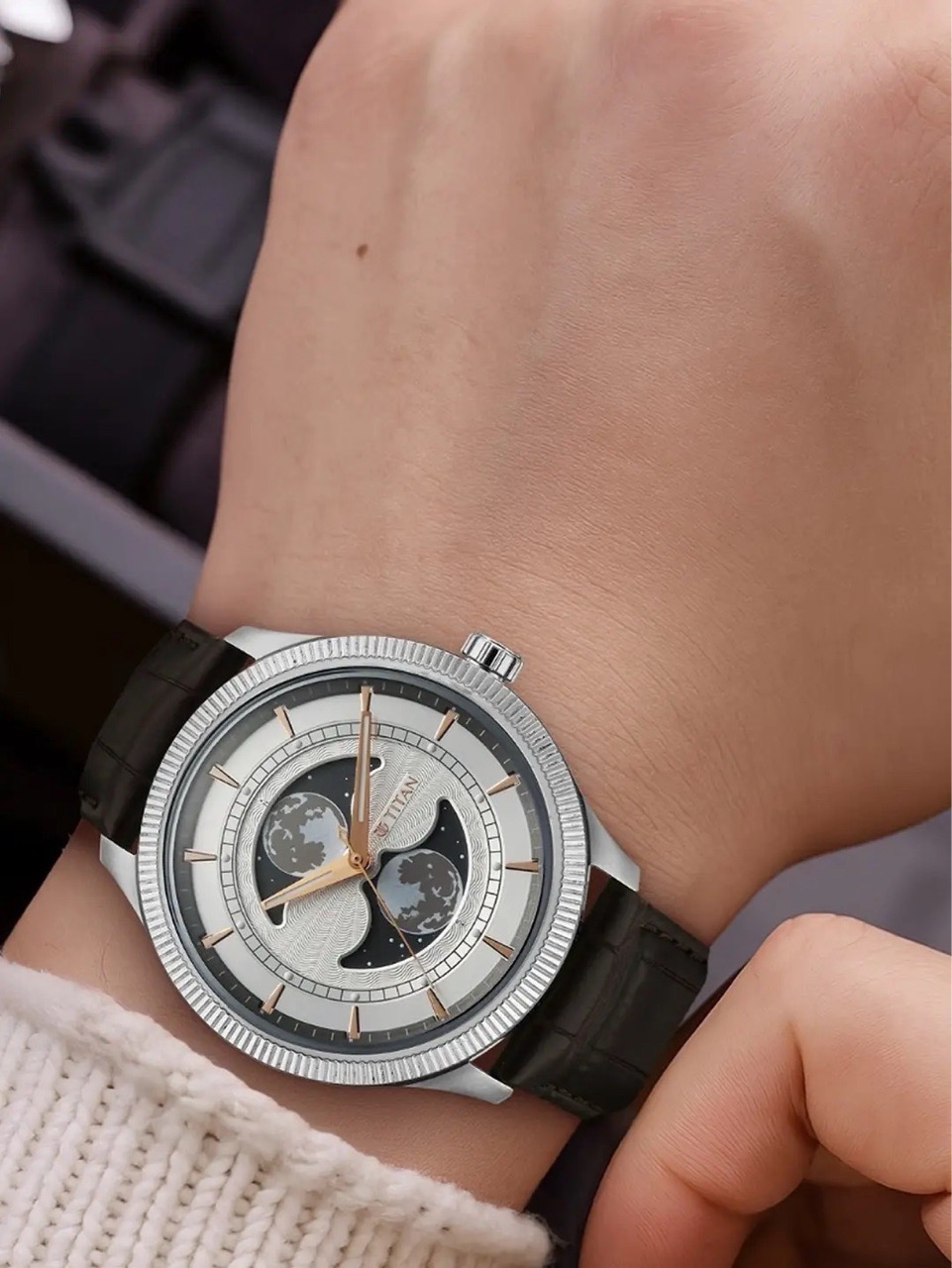 Titan Automatic Watch 10050SL01 view 7