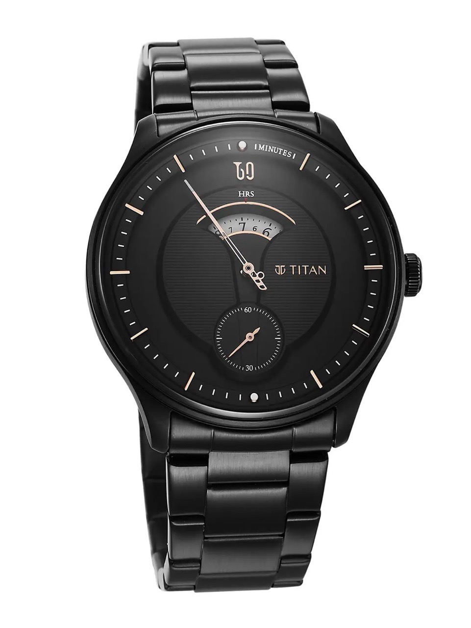 Titan Black Dial Mens Watch 90181NM01 view 2