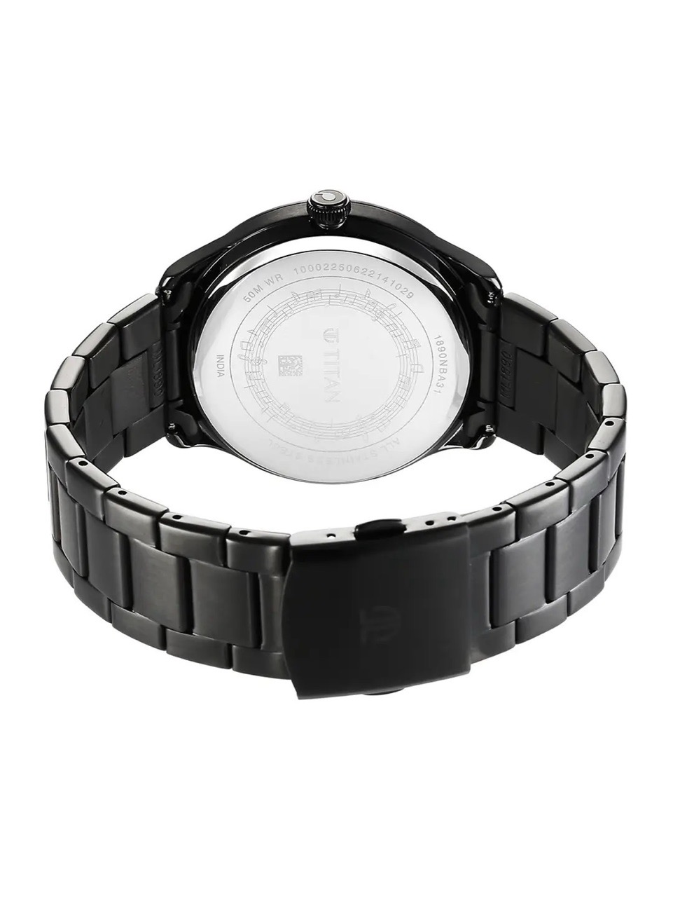 Titan Black Dial Mens Watch 90181NM01 view 4