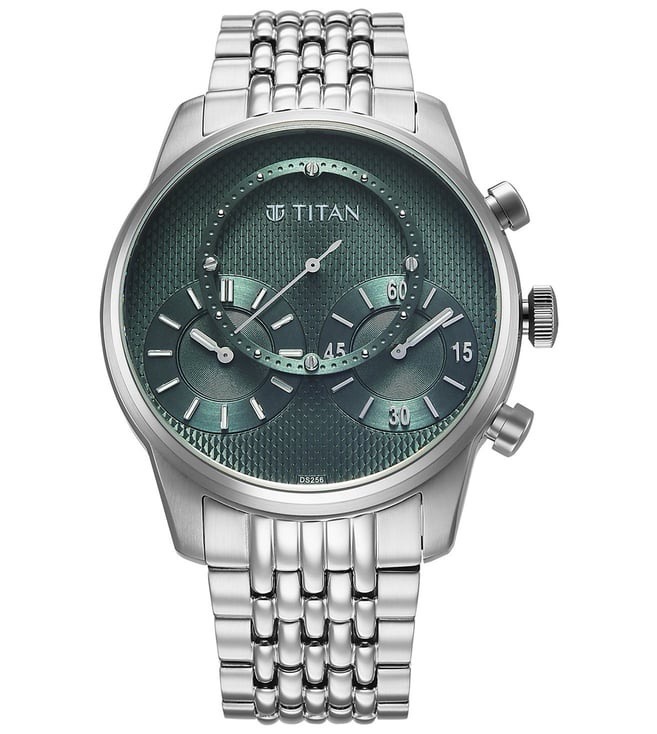 Titan Chronograph Watch 90179SM01