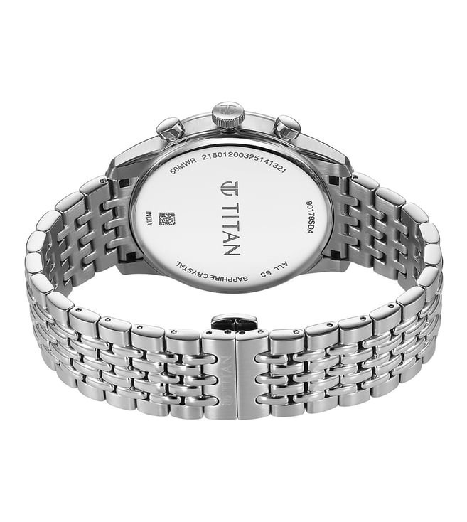 Titan Chronograph Watch 90179SM01 view 4