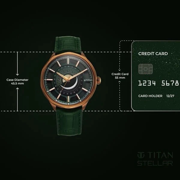 Titan Men’s Analog Watch 10028QL01 view 3