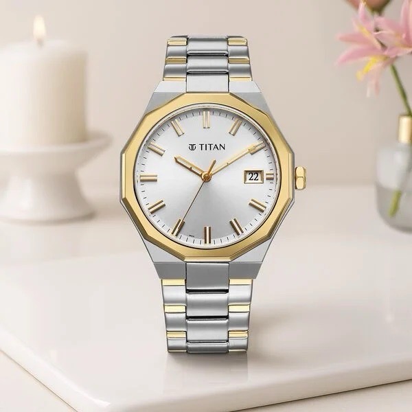 Titan Mens Watch 90212BM01 view 4