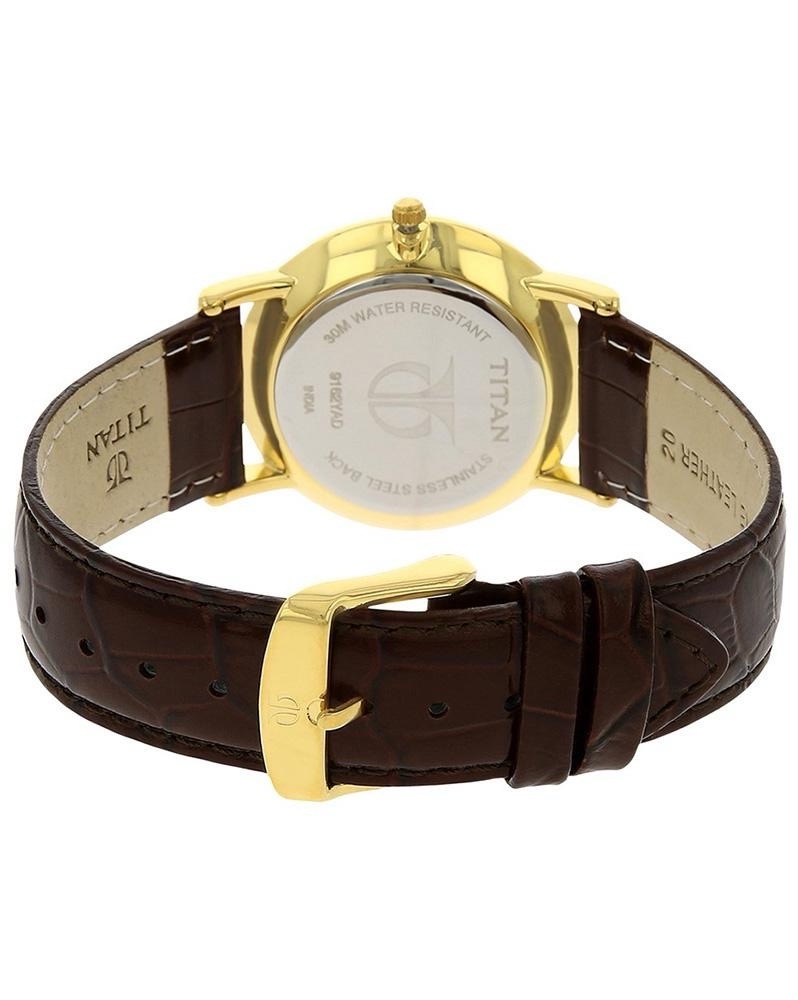 Titan Analog Brown Watch NS9162SL04 view 4