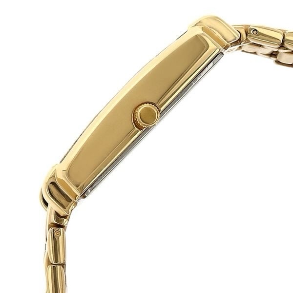 Titan Gold Rectangular Watch 1506YM02 view 3