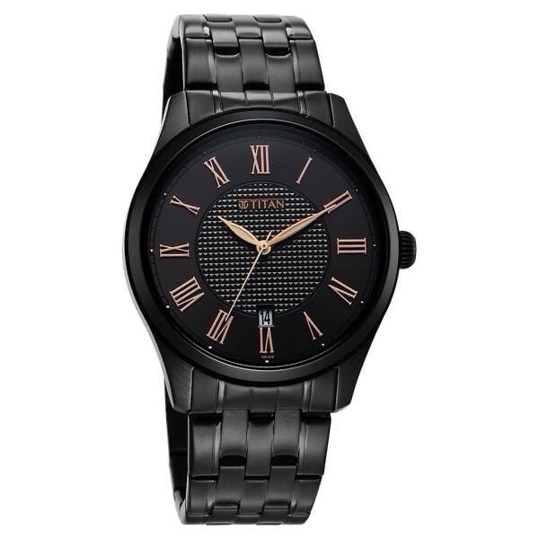Titan Automatic Mens Watch 10063NM01 view 2