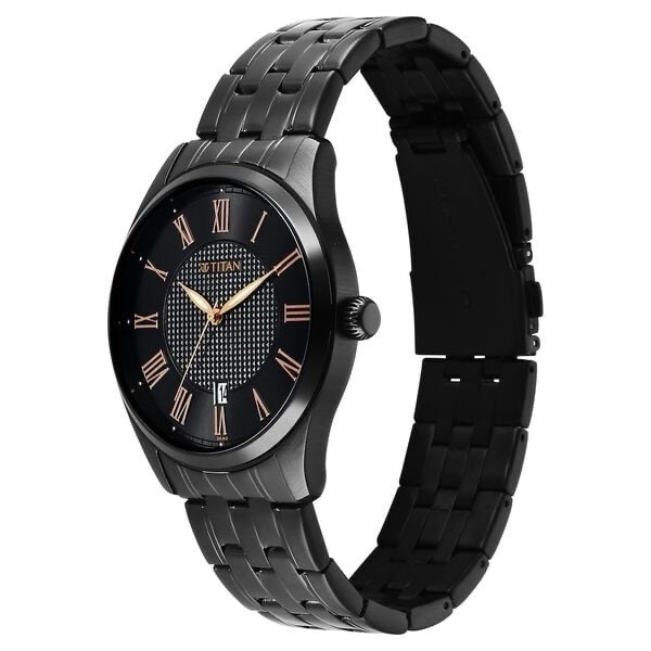 Titan Automatic Mens Watch 10063NM01 view 3