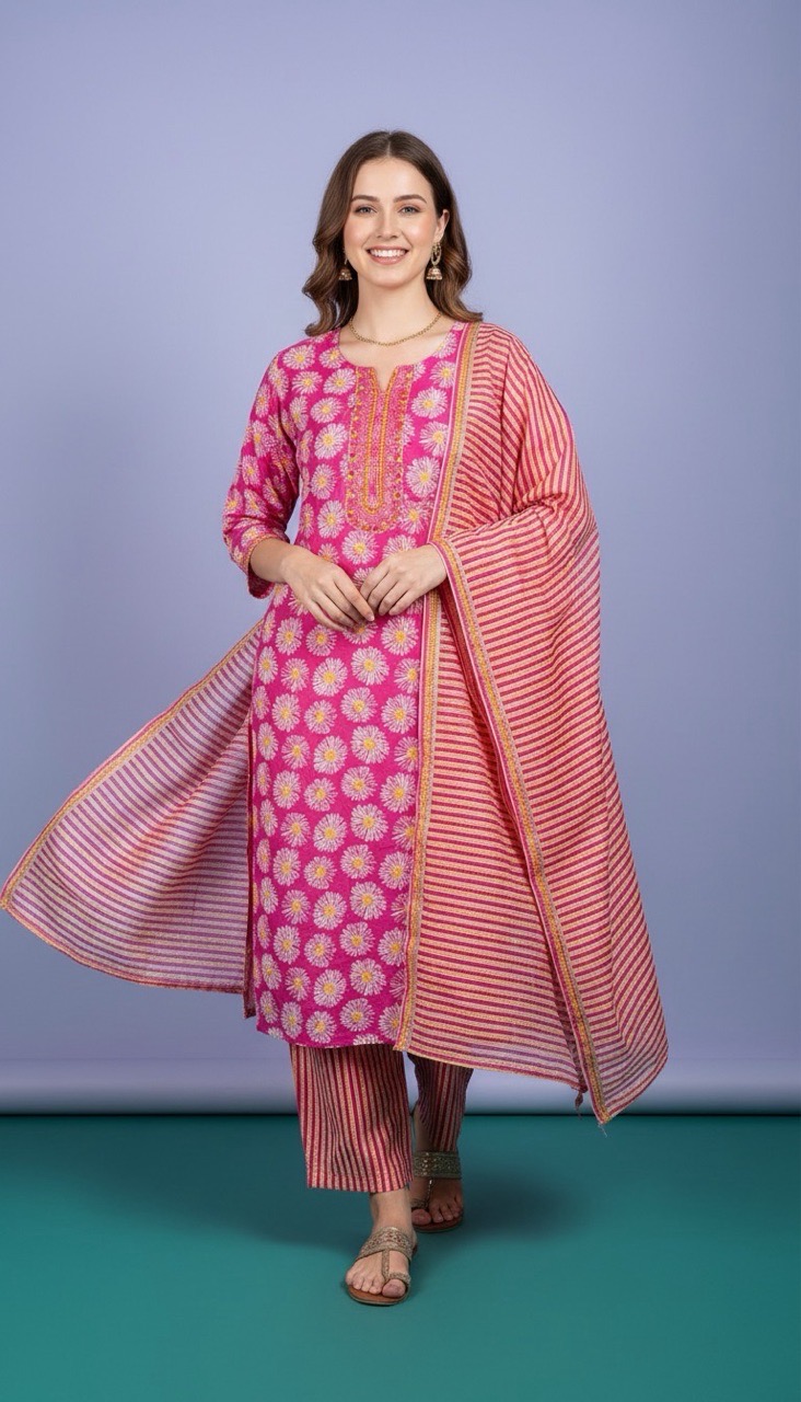 Reyon Kurti Set view 4