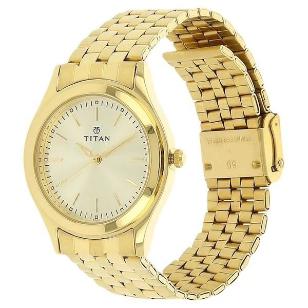 Titan Gold Watch 1648YM02 view 2