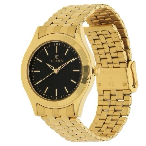 Titan Gold Watch 1648YM03