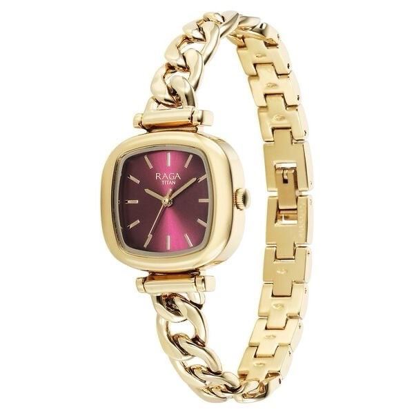 Titan Raga Watch 95302ym01 view 2