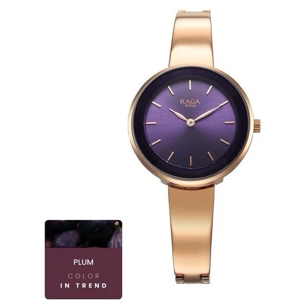 Titan Raga Plum Watch 95276WM01