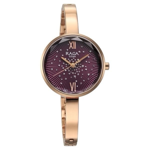Titan Raga Plum Dial Watch 9527WM01 view 2