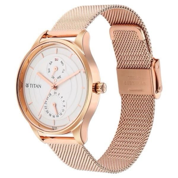 Titan Women’s Mesh Watch 2670WM07 view 3