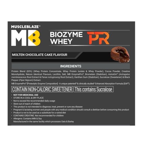 MuscleBlaze Biozyme Whey PR view 2
