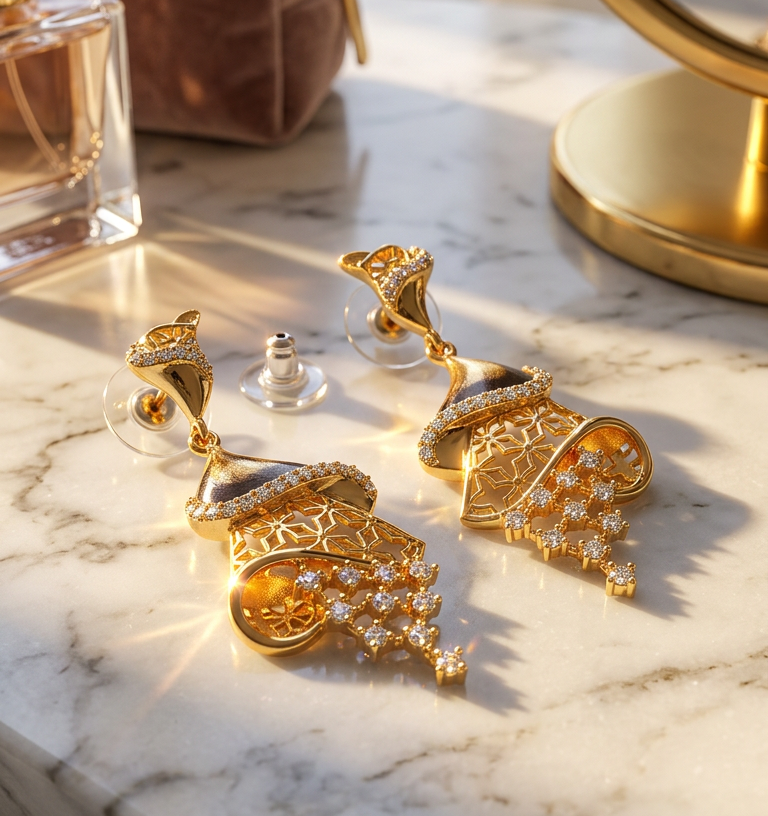 Gold Earrings