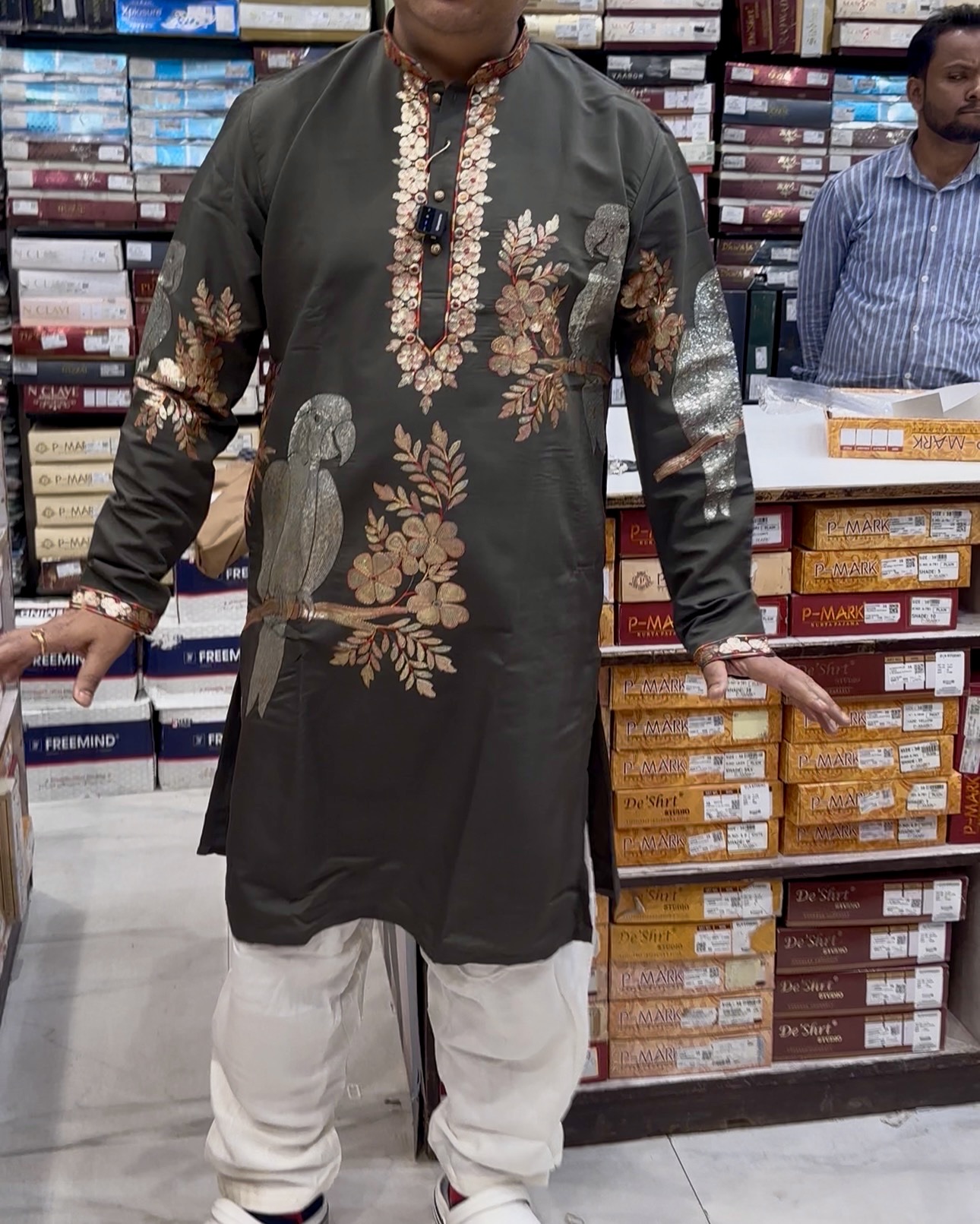 Embroidered Kurta 5671 view 2