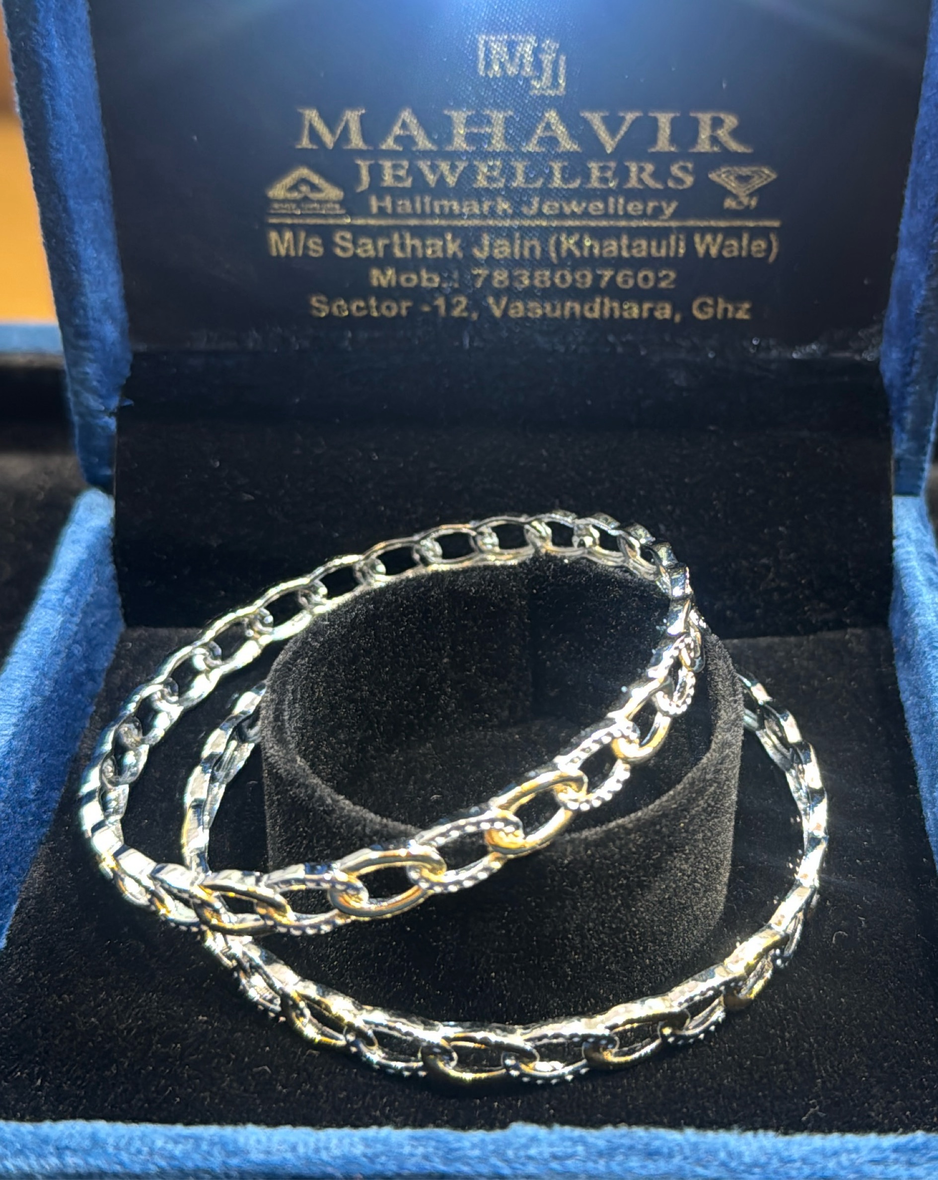Premium 92.5 Ladies Silver Bangles view 3