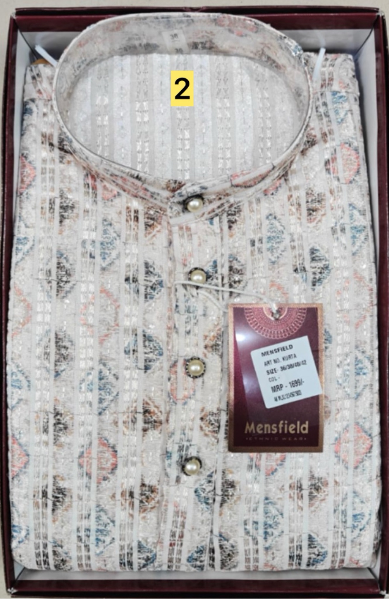 Mensfield Ethnic Wear. PRINT-2 view 2