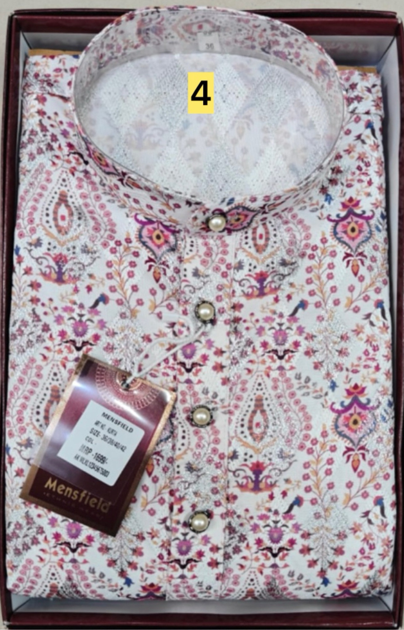 Mensfield Ethnic Kurta PRINT-4 view 2