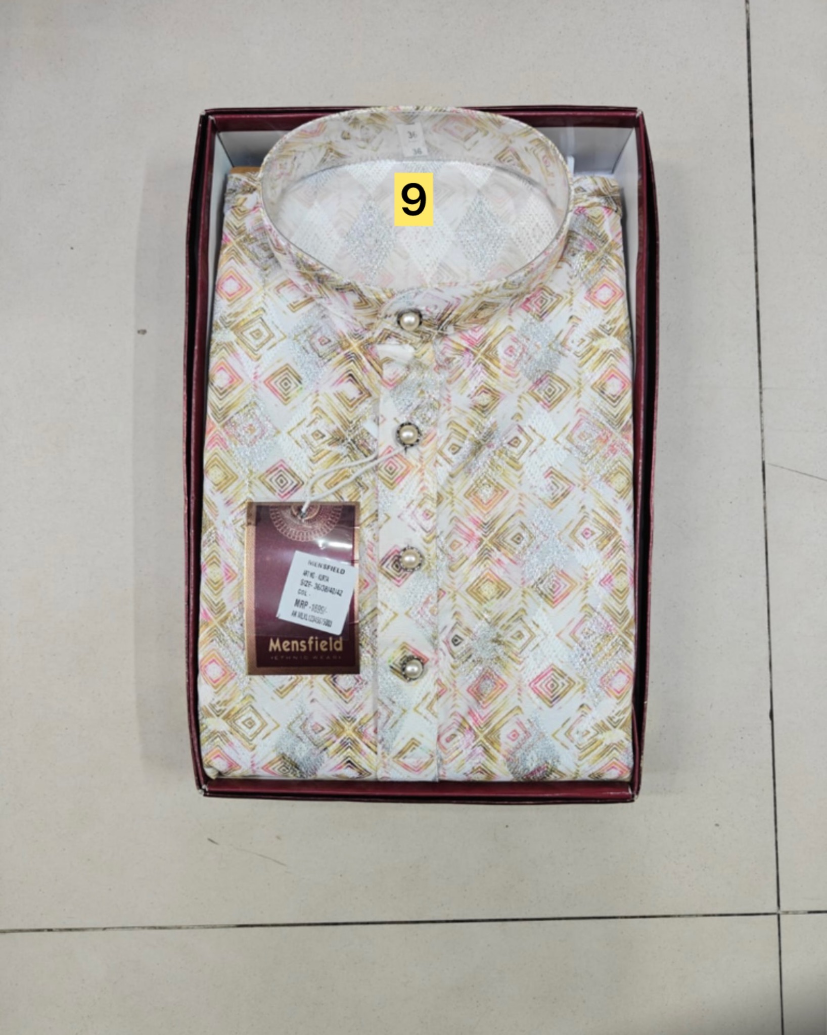 Mensfield Ethnic Kurta PRINT-9 view 2