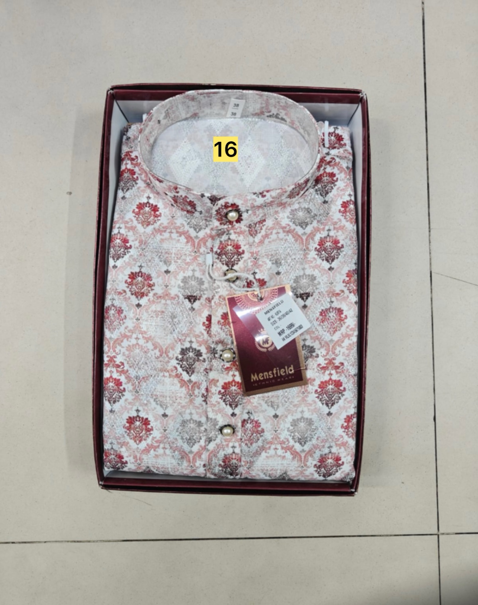Mensfield Ethnic Wear Kurta PRINT-16 view 2