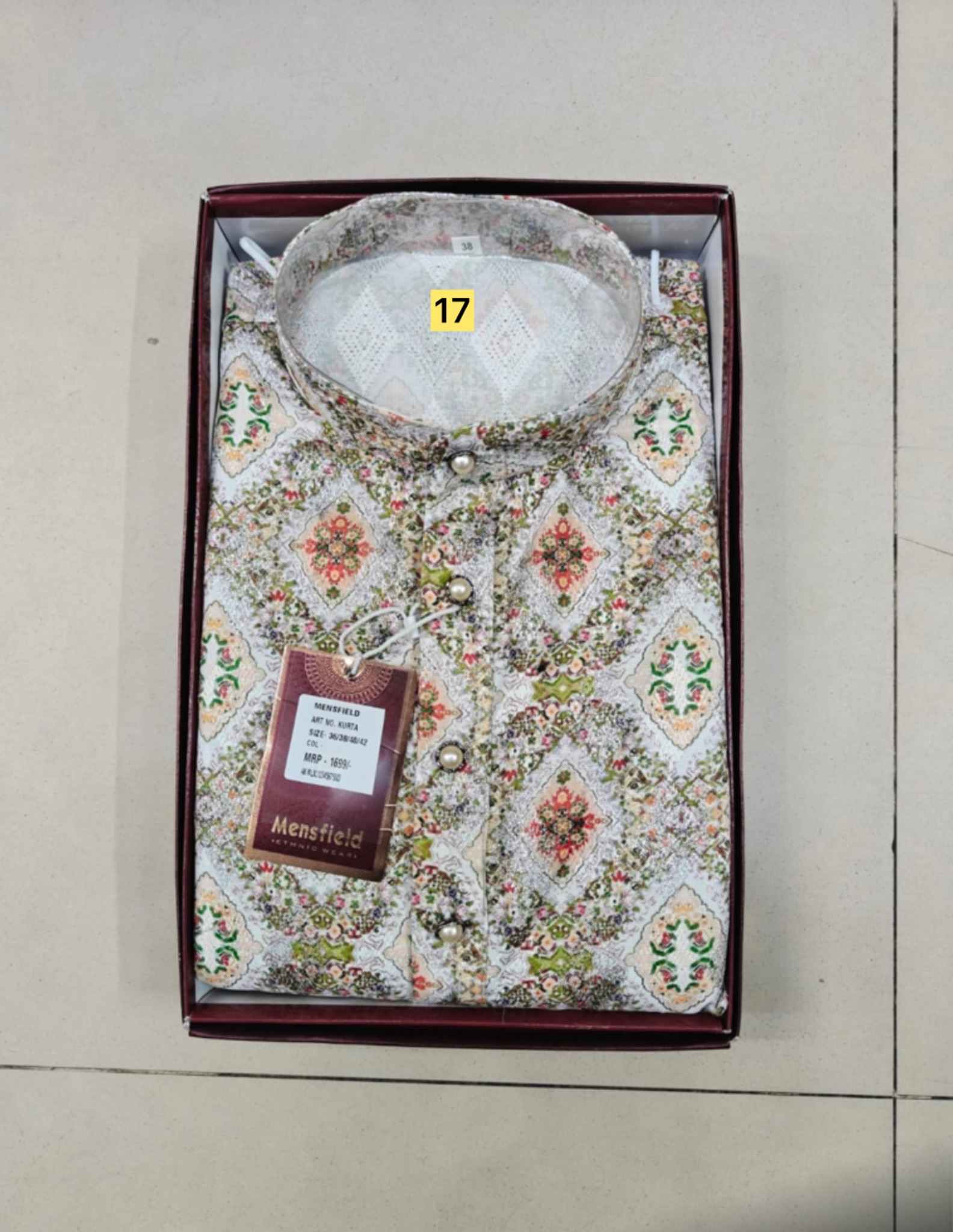 Mensfield Kurta PRINT-17 view 2