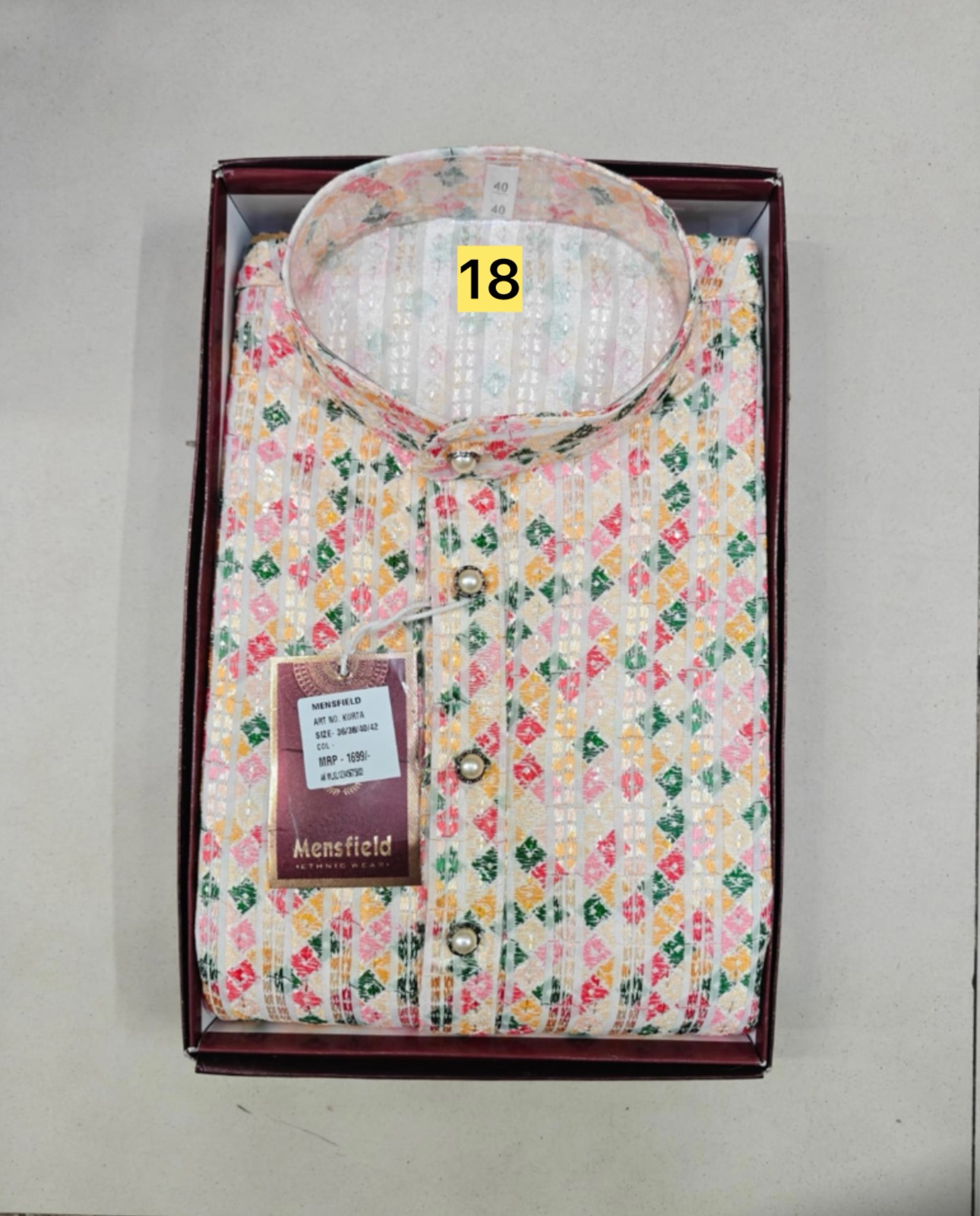 Mensfield Kurta PRINT-18 view 2