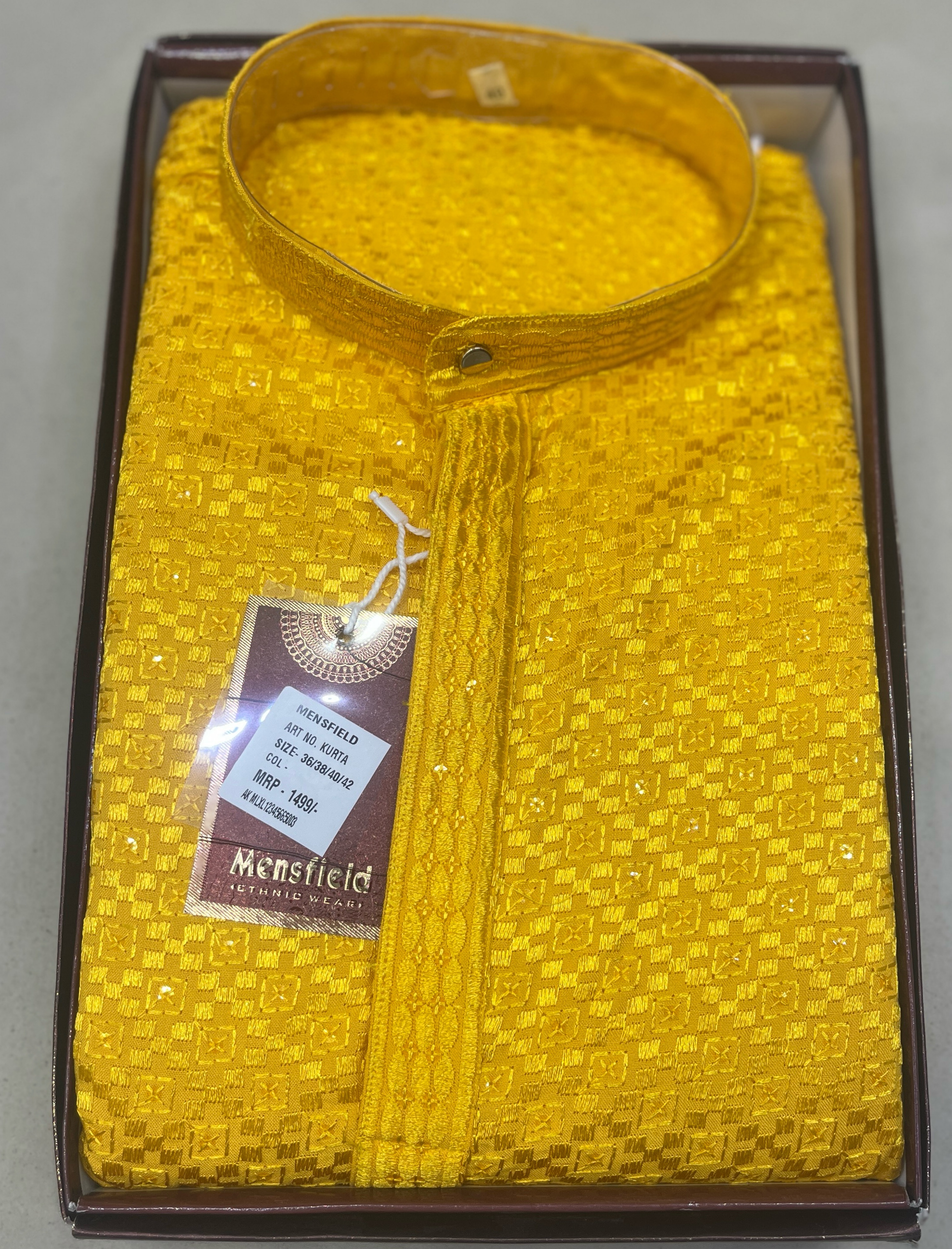 Mensfield Ethnic Wear Kurta HAVY SIPLI -2/2 view 2