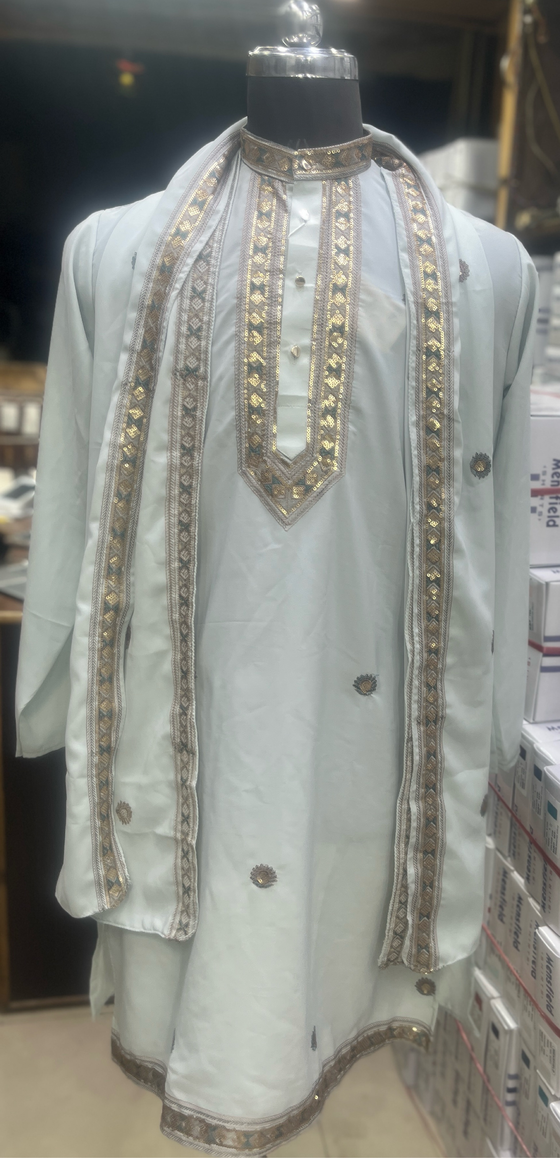 Traditional Embroidered Kurta view 2