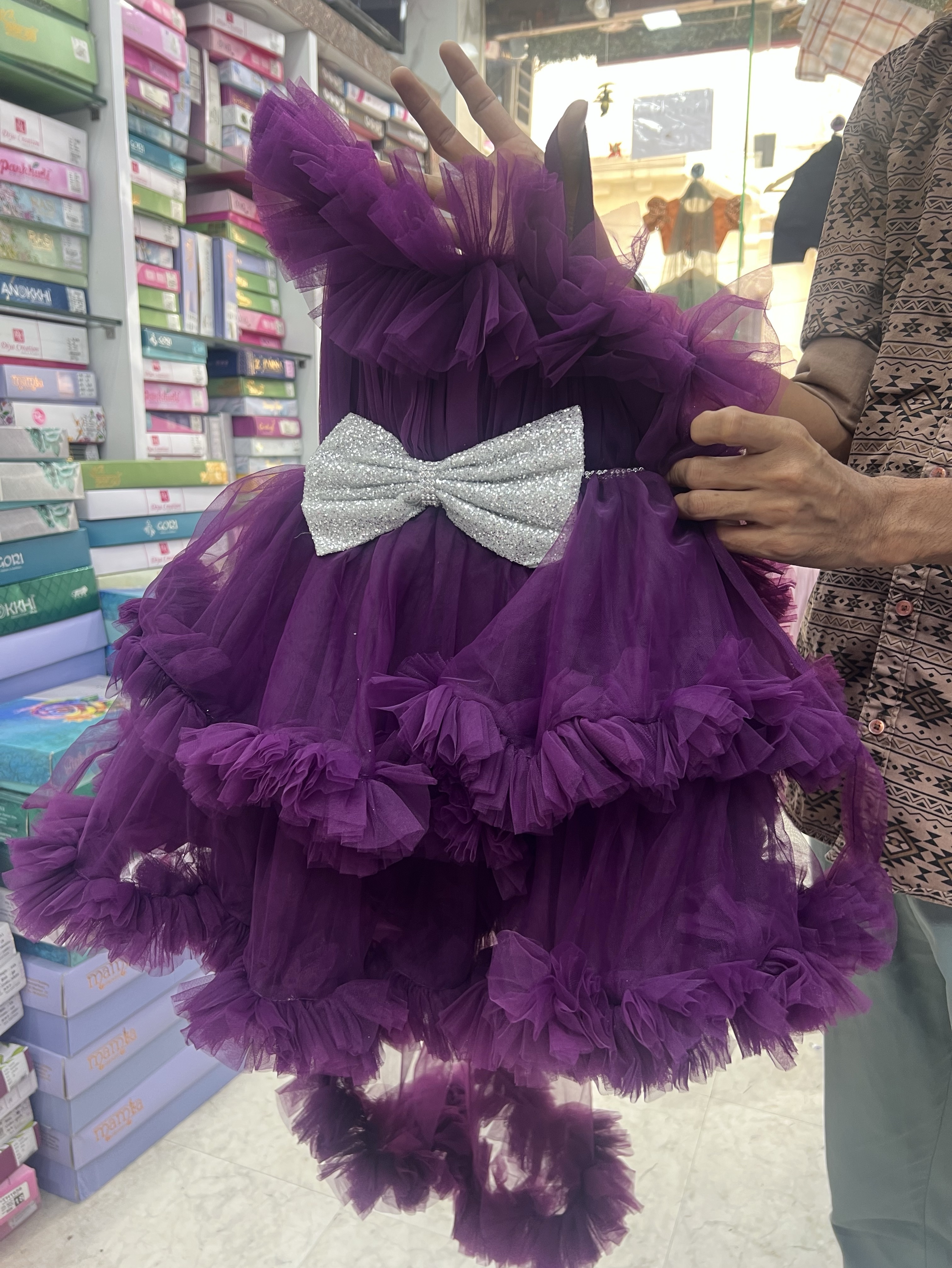 Purple Tulle Dress view 2