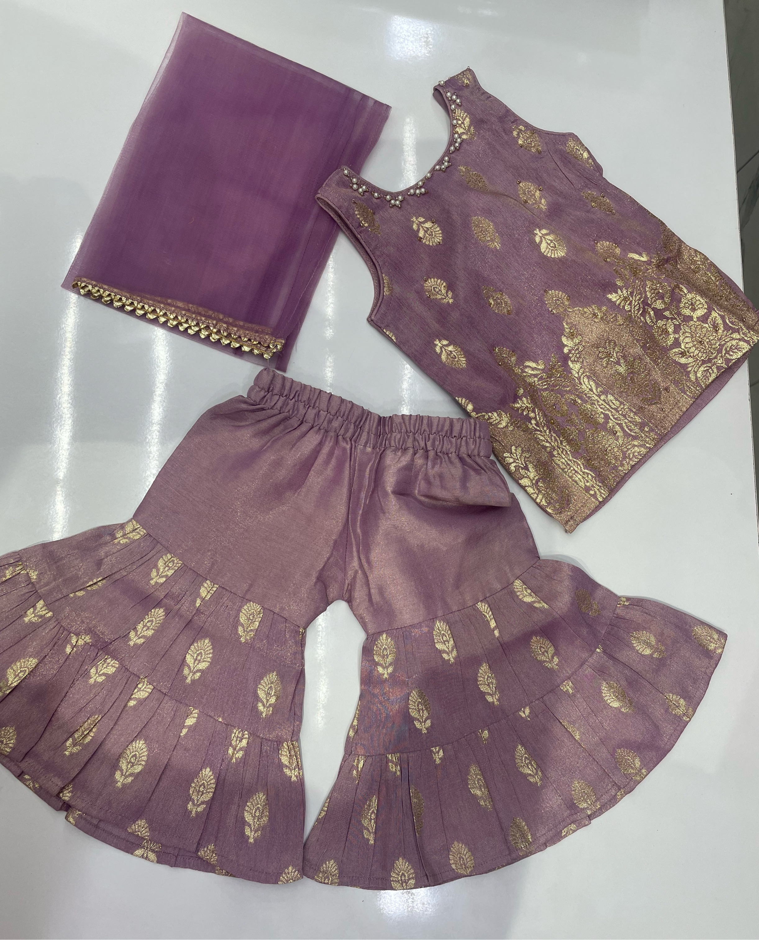 Girls Ethnic Lehenga Choli Set view 2