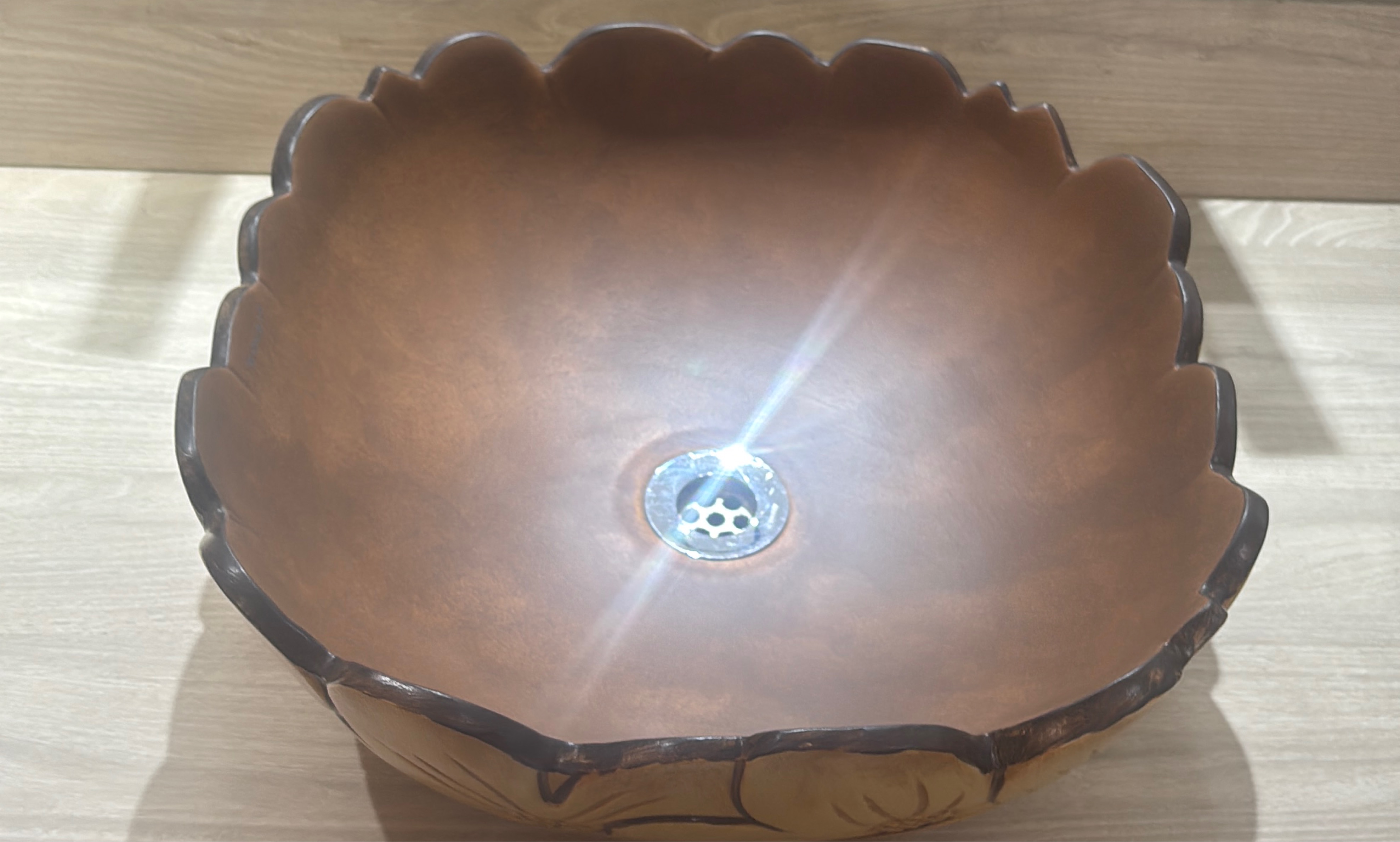 Artisan Flower-Shaped Sink view 2