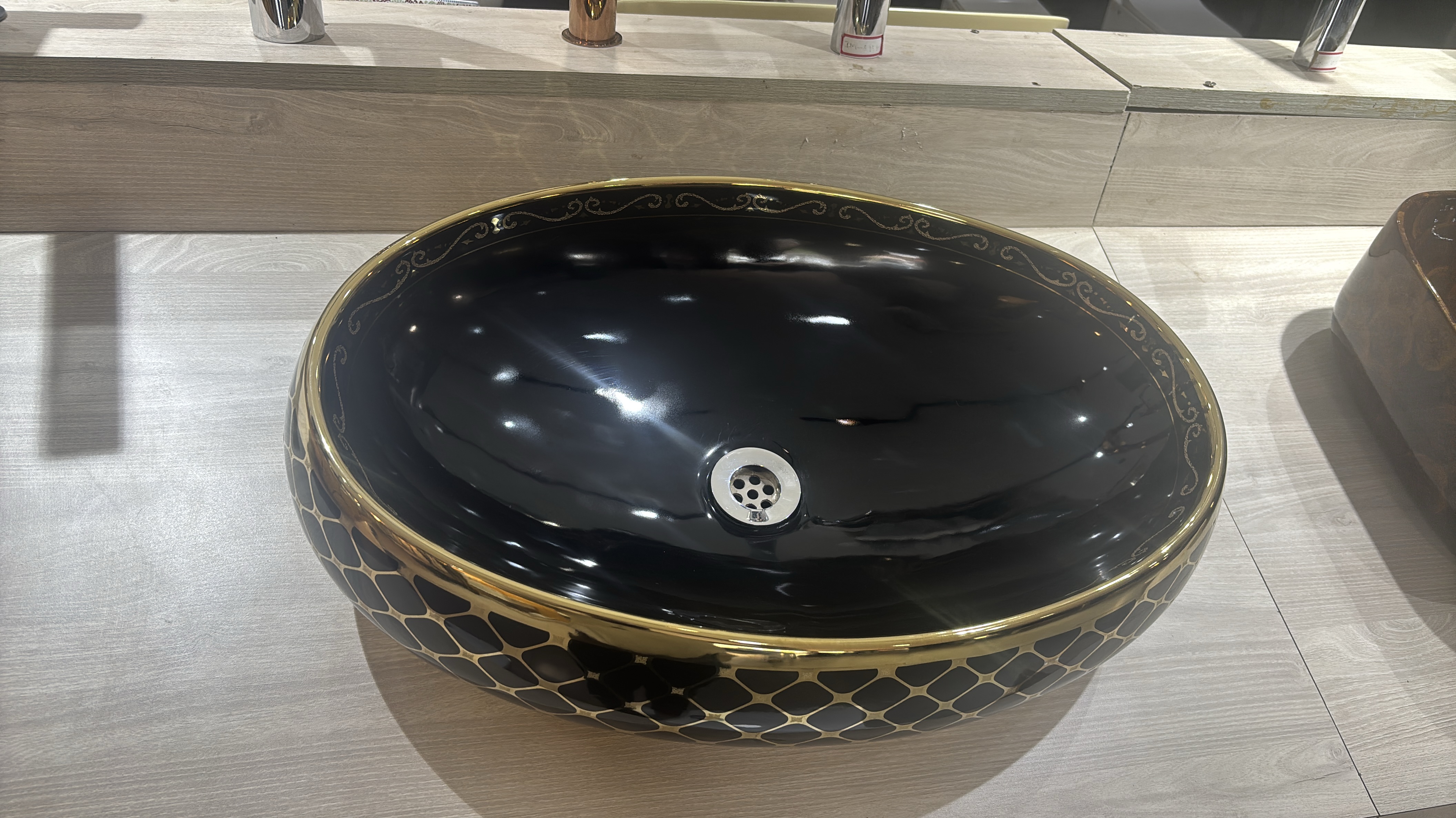 Ornate Vessel Basin view 2
