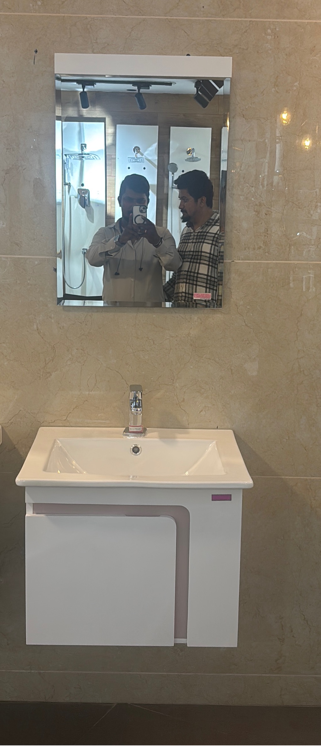 Glossy Wall-Mounted Washbasin view 2