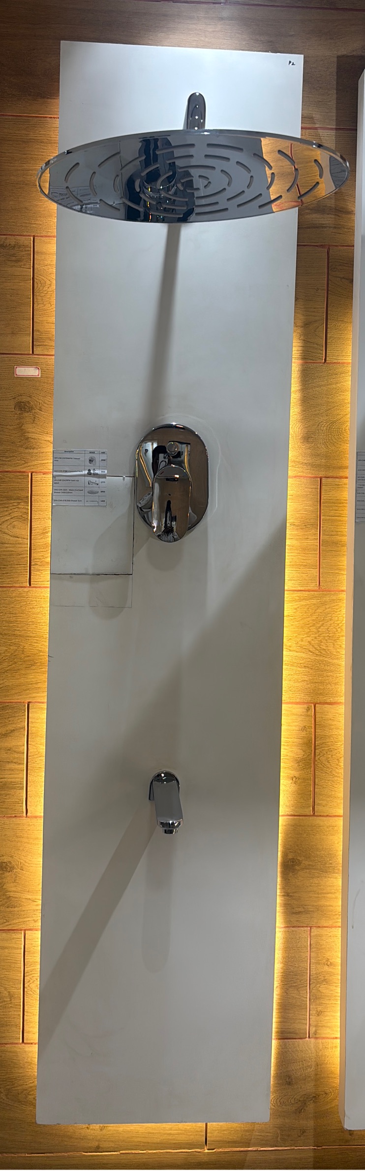 Luxury Overhead Shower Set view 2