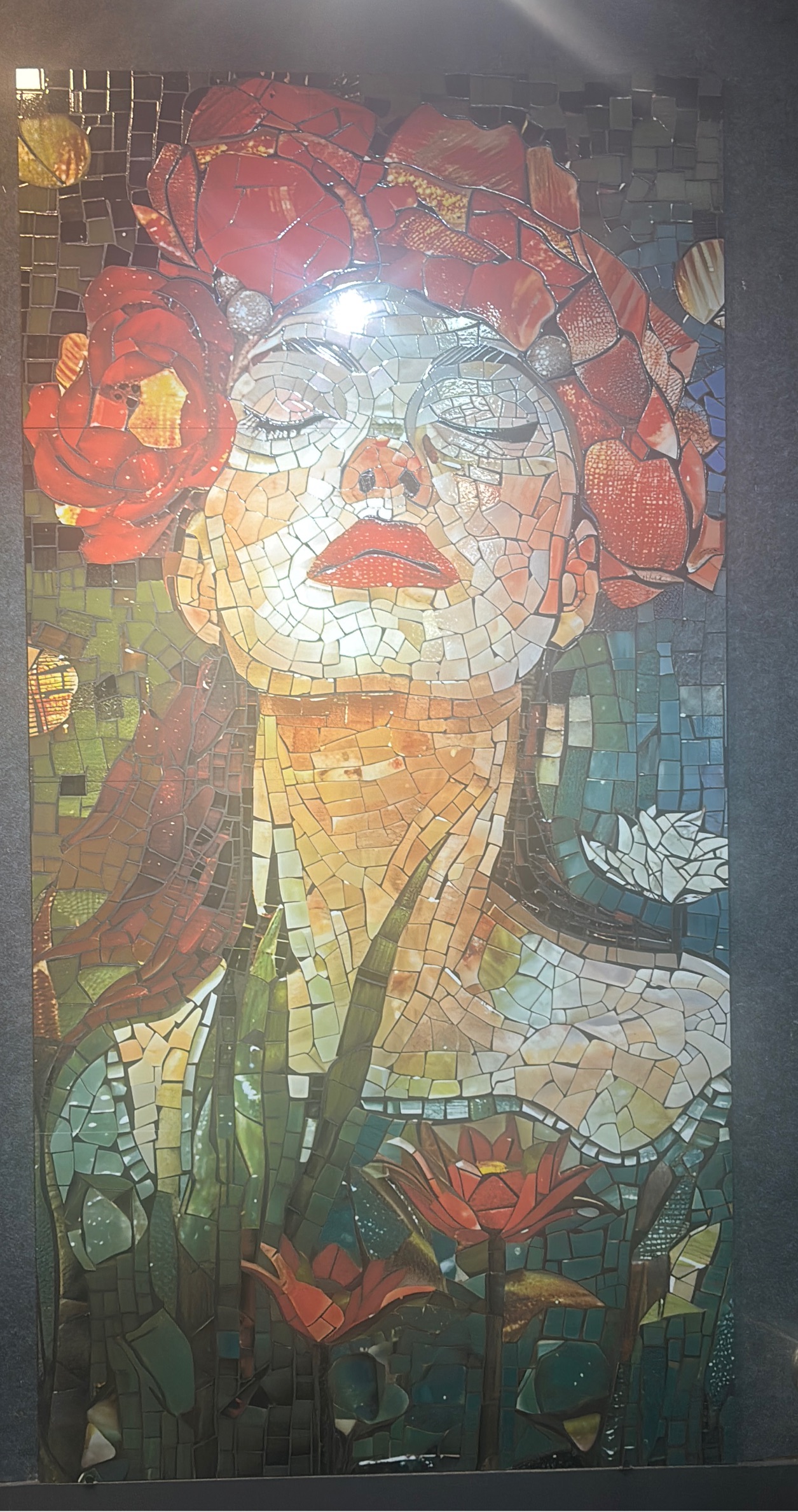 Glass Mosaic Portrait view 2