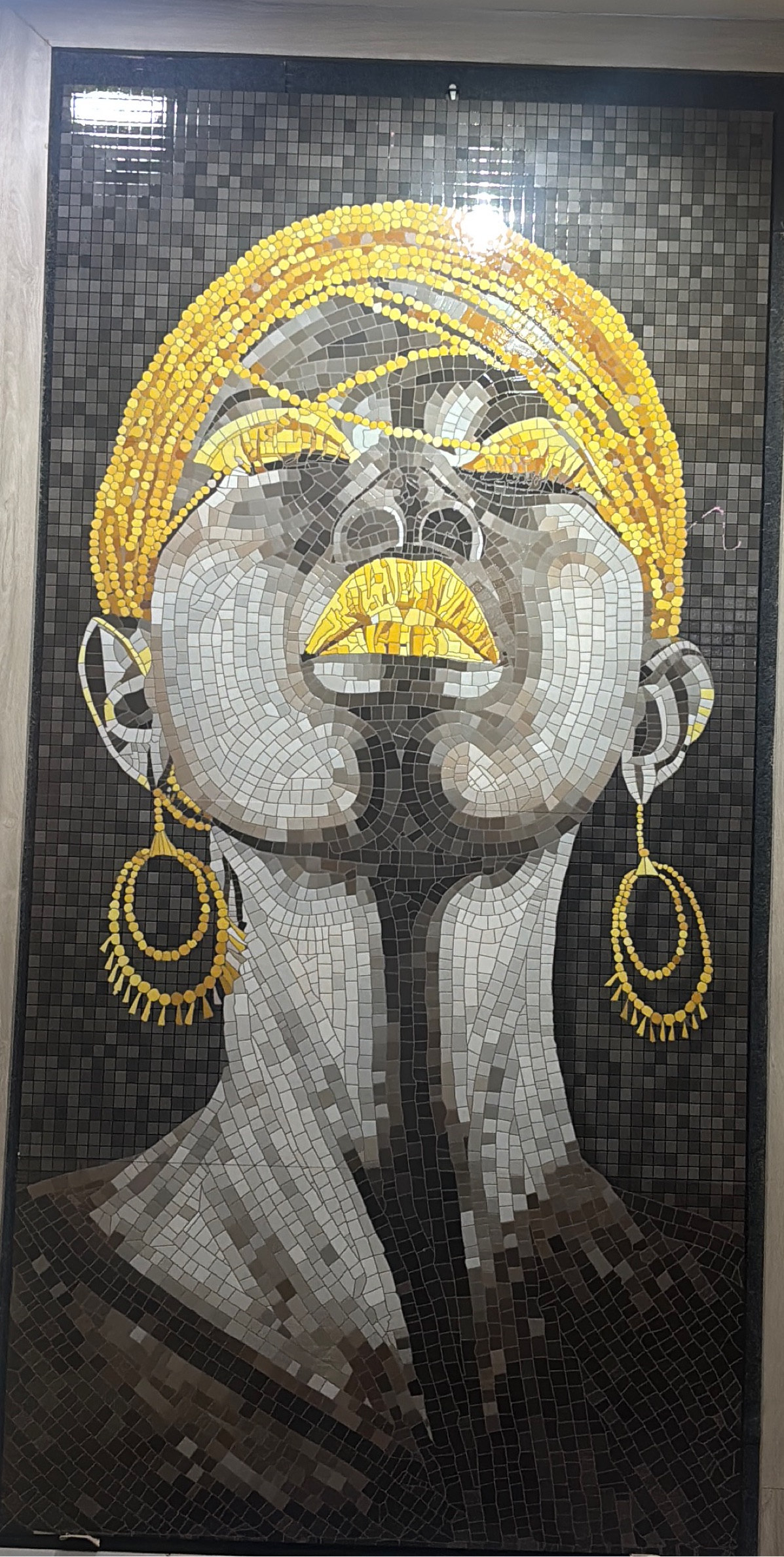 Golden Mosaic Portrait view 2