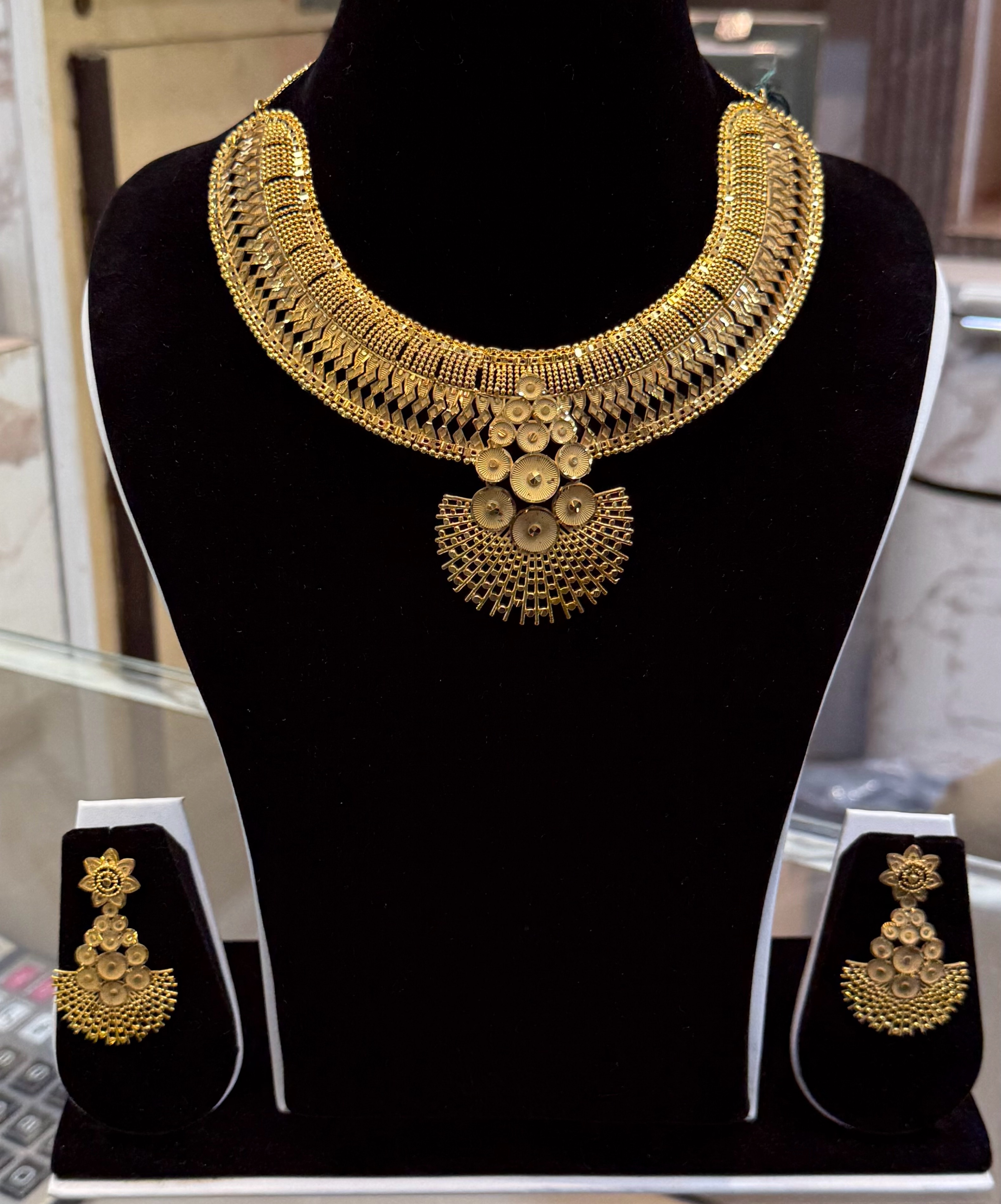Gold Plated Necklace Set view 2